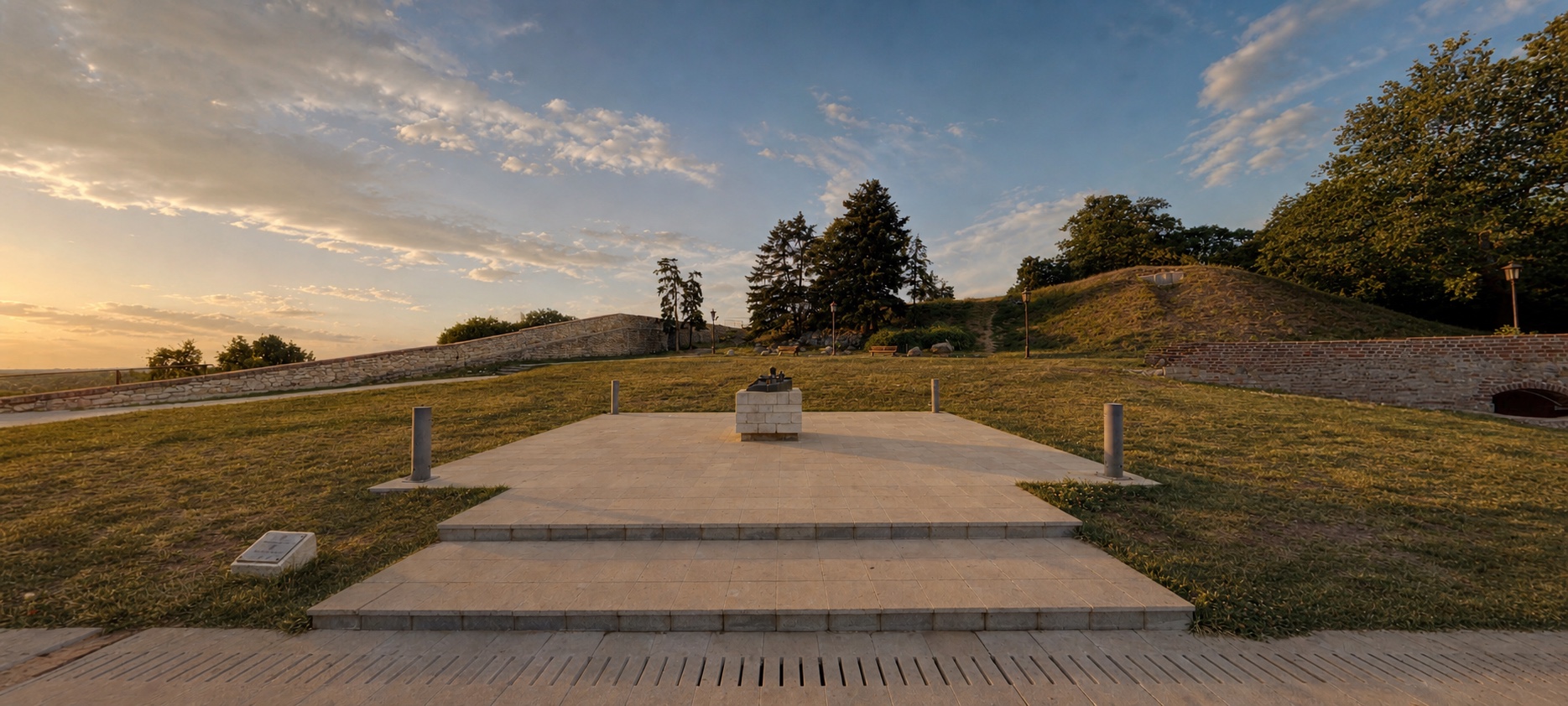 Kalemegdan site where the selected artworks will be installed